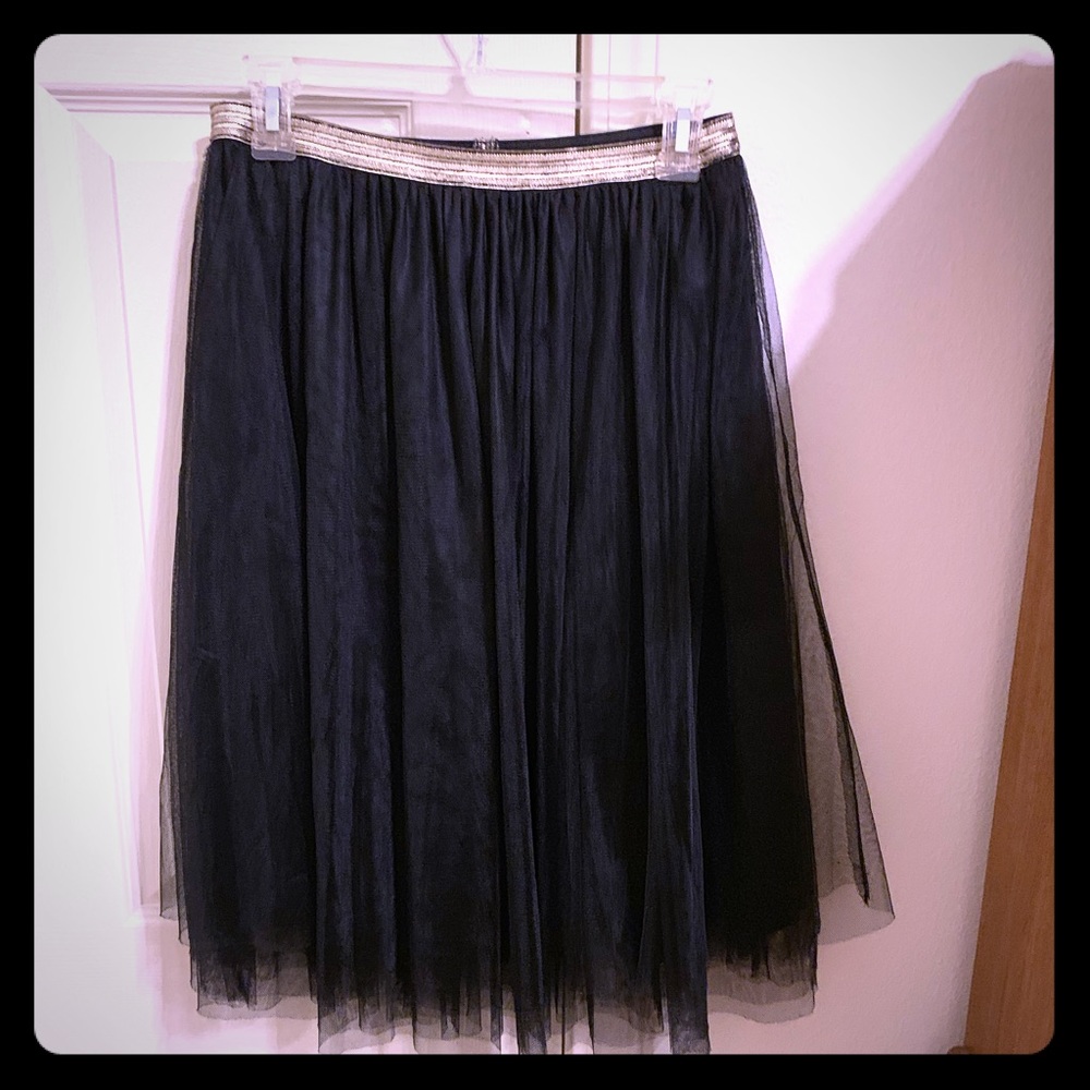 Black Tulle Skirt